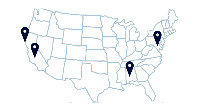 map of the US